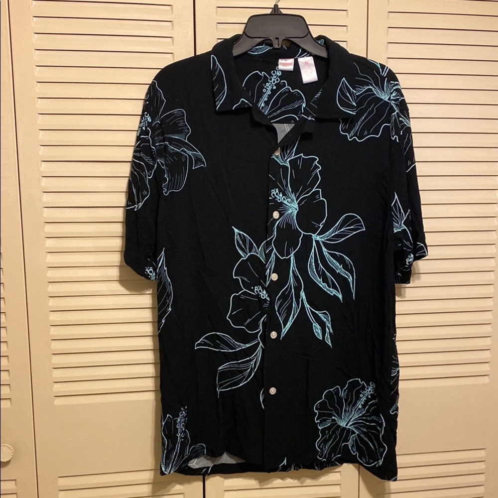 Floral Men's Button Up Shirt
